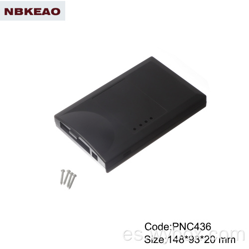 Caja de plástico de caja de plástico abs de red moderna wifi para electrónica caja de enrutador personalizada PNC436 con IP54